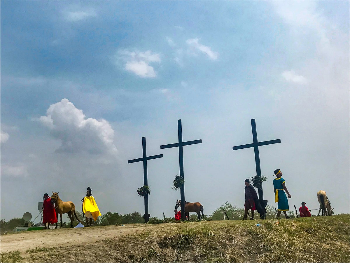 Philippines crucifixion real or fake 