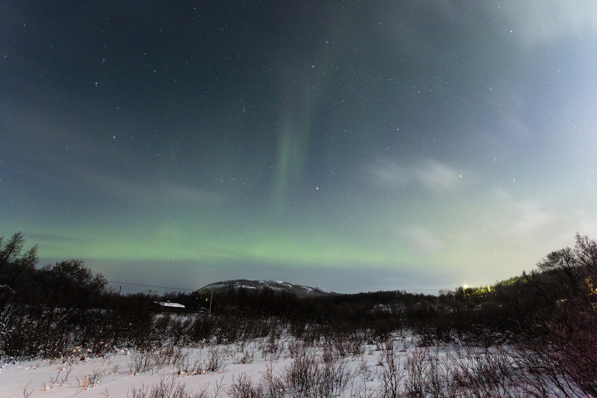 The Northern Lights (Aurora Borealis) in Norway