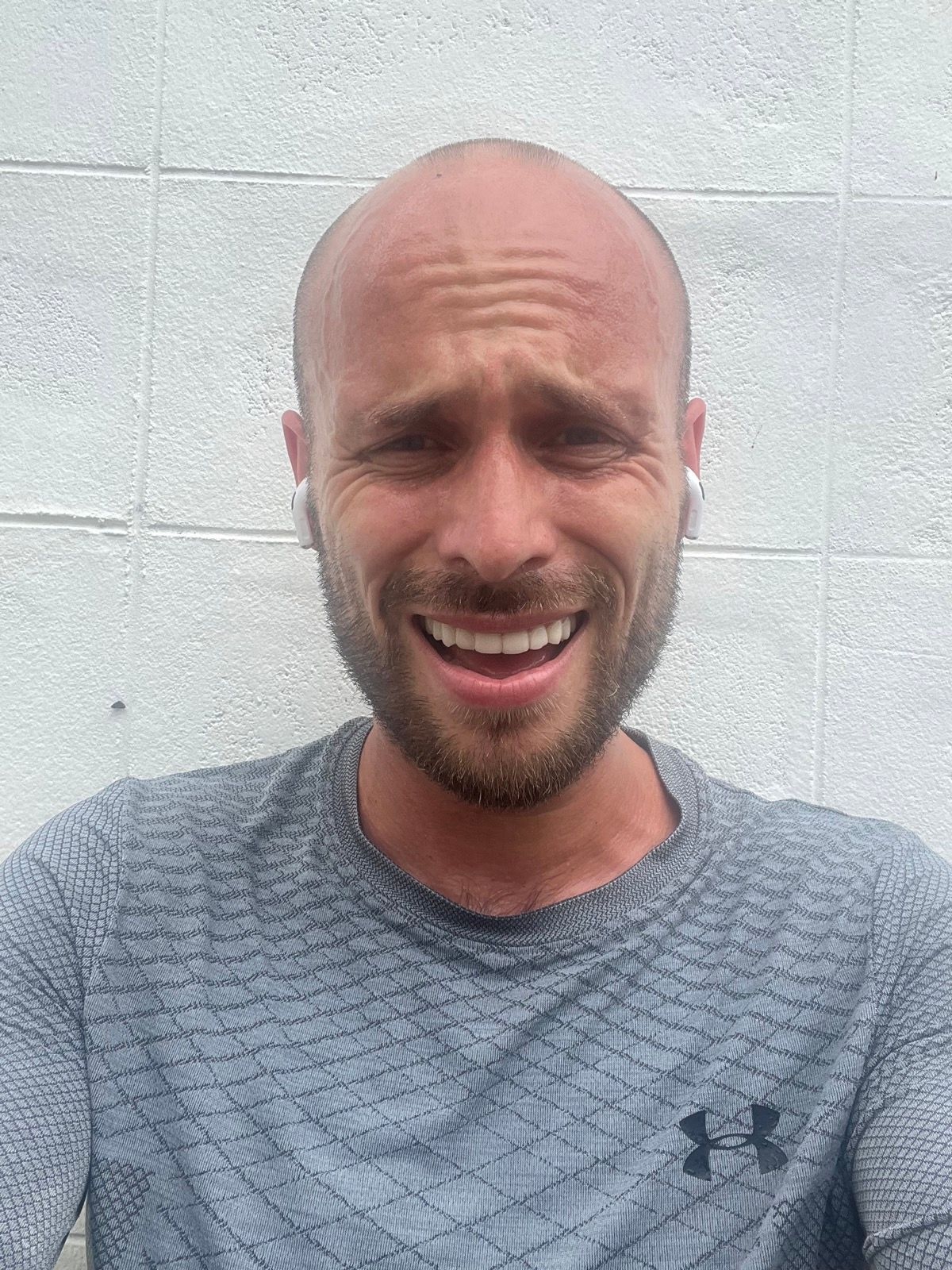 Tired face after running 5k every day for 30 days 